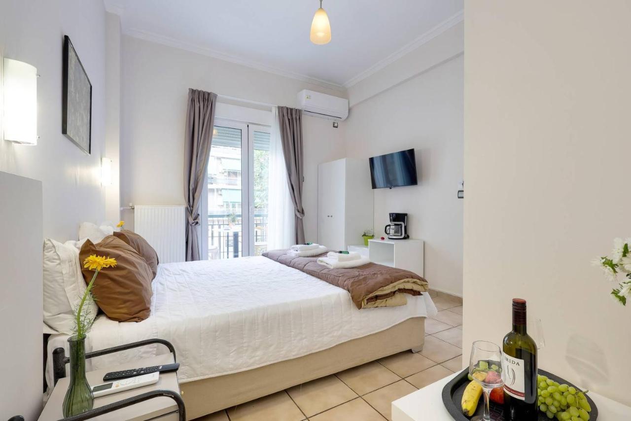 Silver Athens Double Room With Balcony Bagian luar foto