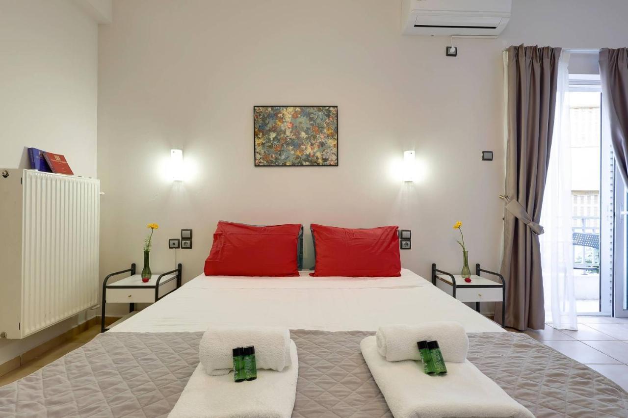 Silver Athens Double Room With Balcony Bagian luar foto