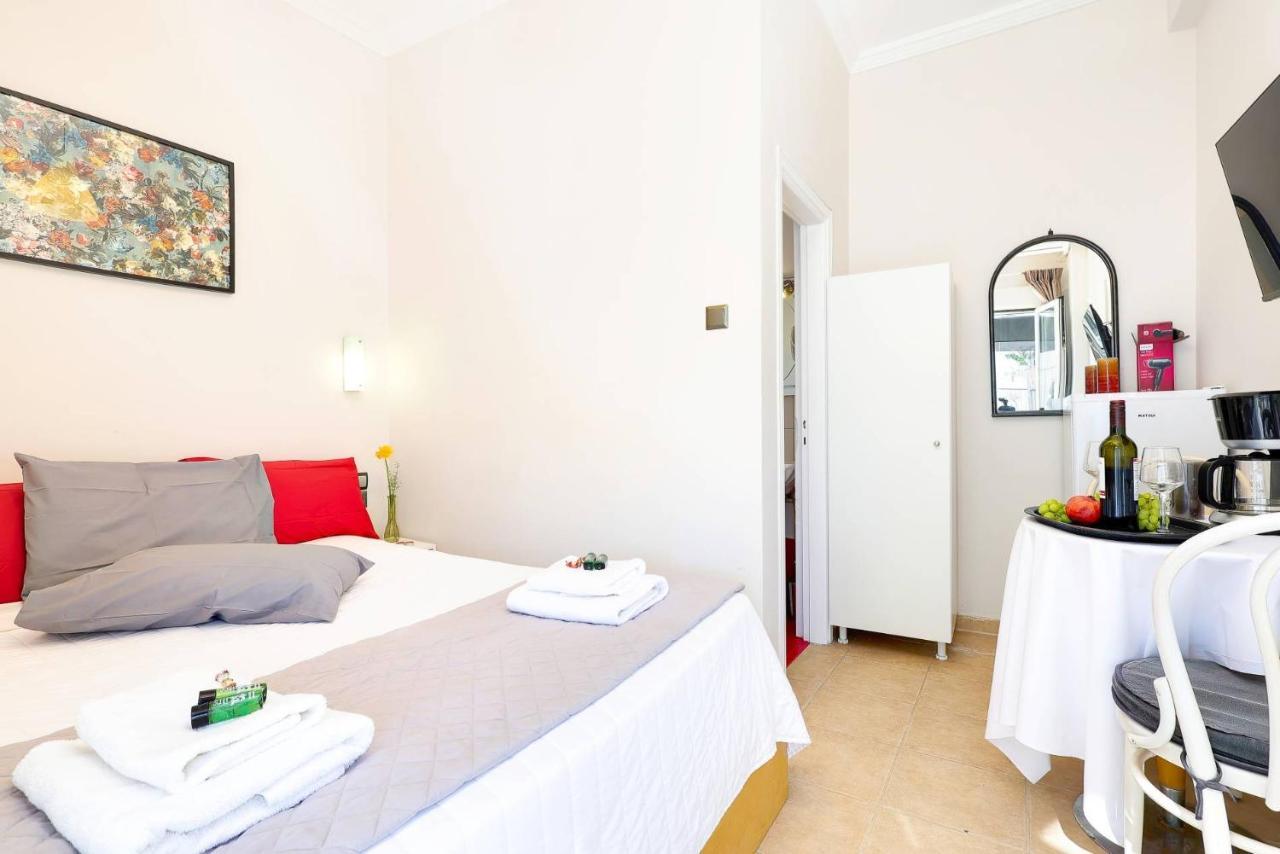 Silver Athens Double Room With Balcony Bagian luar foto