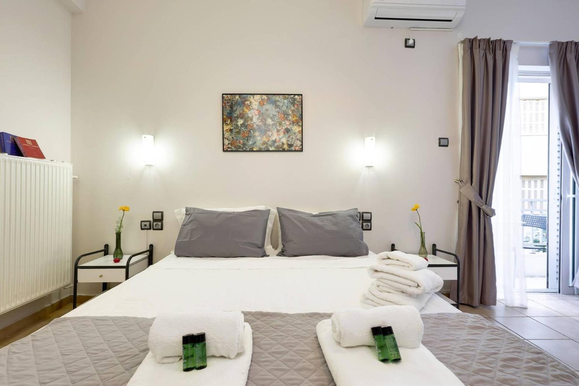 Silver Athens Double Room With Balcony Bagian luar foto