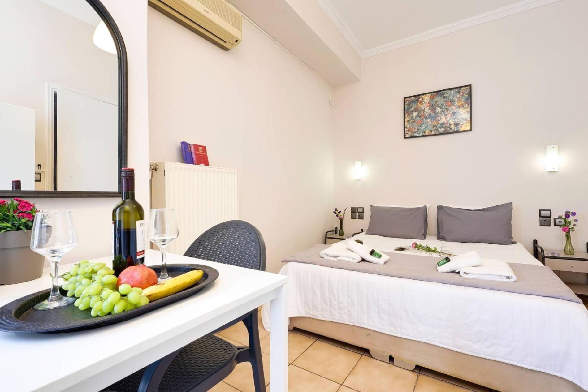 Silver Athens Double Room With Balcony Bagian luar foto