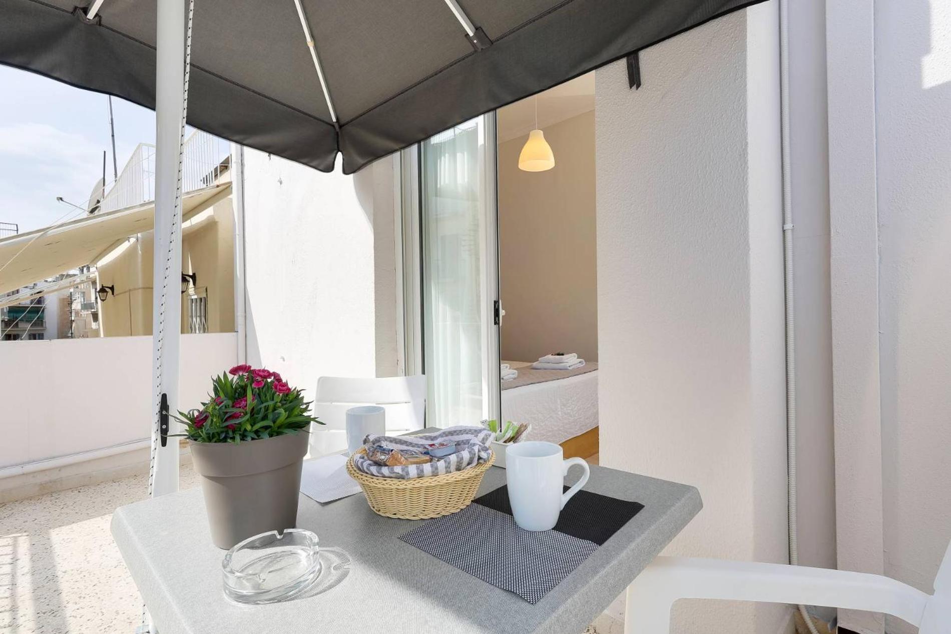 Silver Athens Double Room With Balcony Bagian luar foto