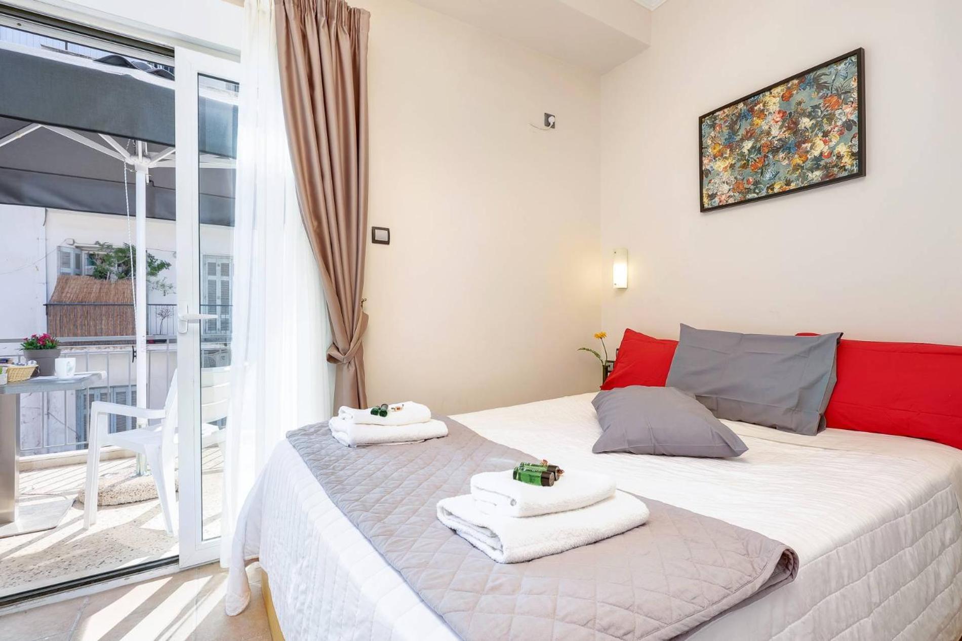 Silver Athens Double Room With Balcony Bagian luar foto