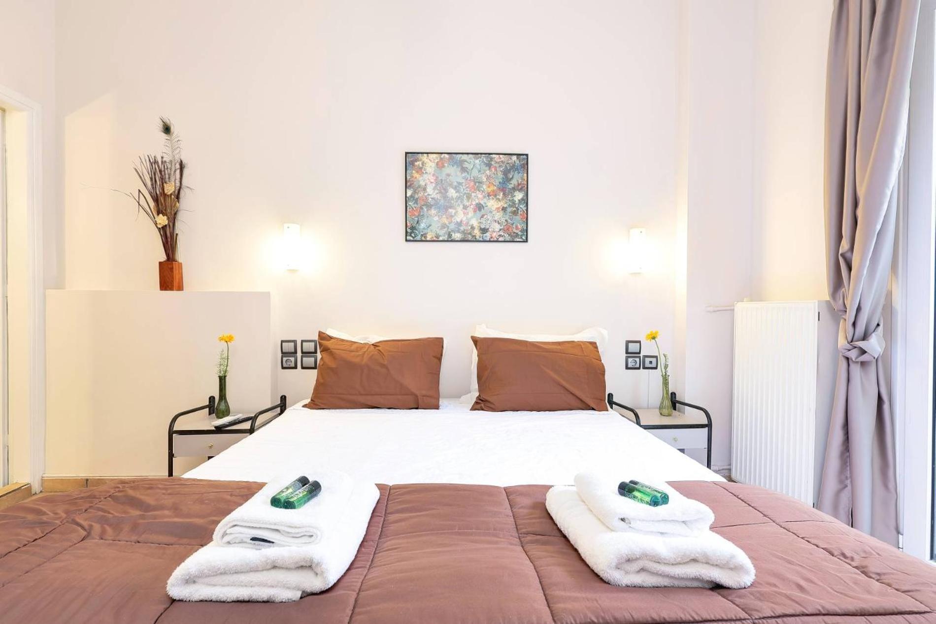 Silver Athens Double Room With Balcony Bagian luar foto
