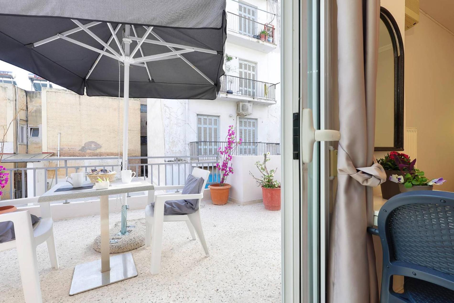 Silver Athens Double Room With Balcony Bagian luar foto