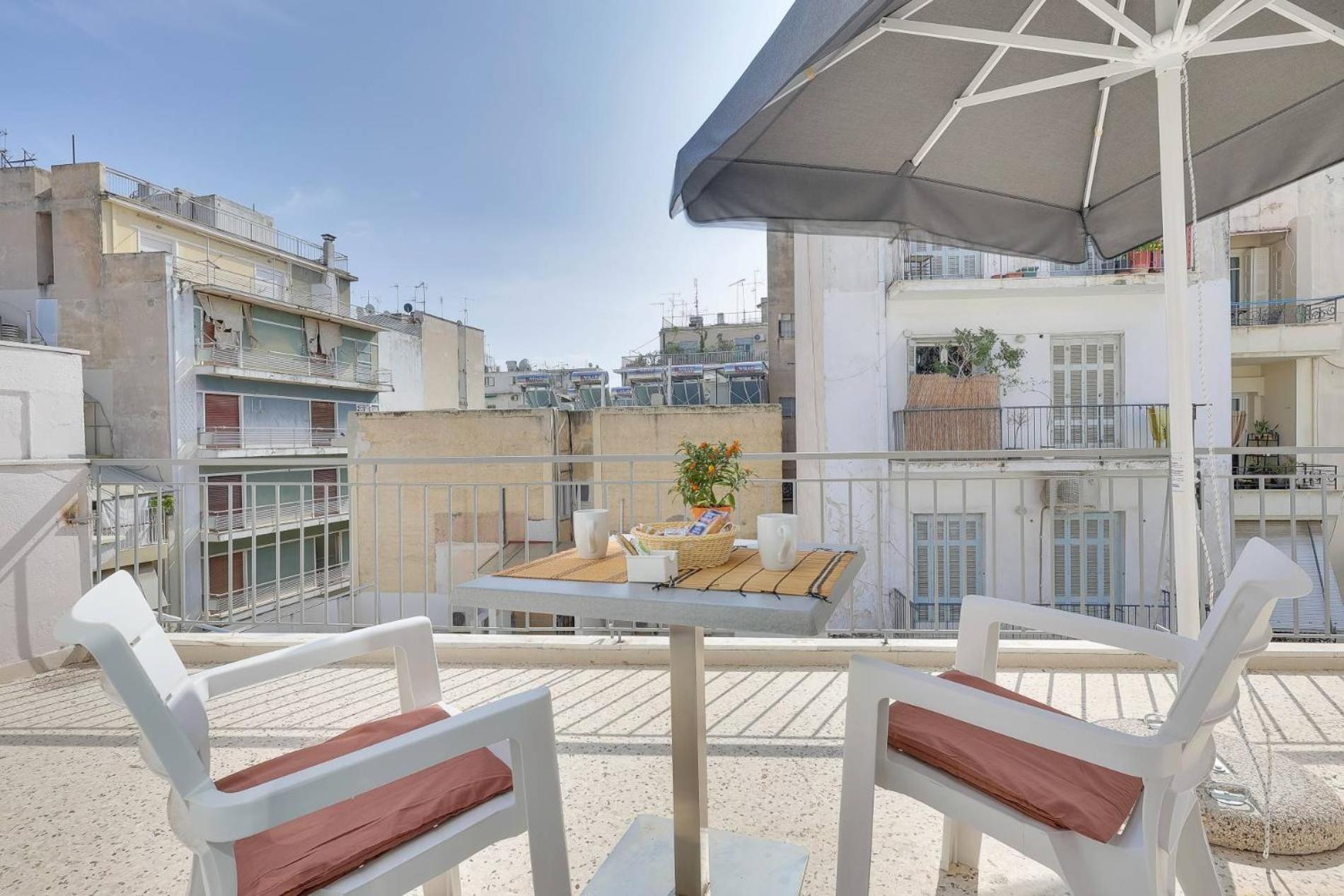 Silver Athens Double Room With Balcony Bagian luar foto
